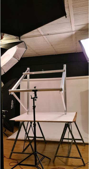 Product photo shoot session